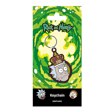 Rick And Morty (King Of S**T) Pvc Keychain - RK39323C