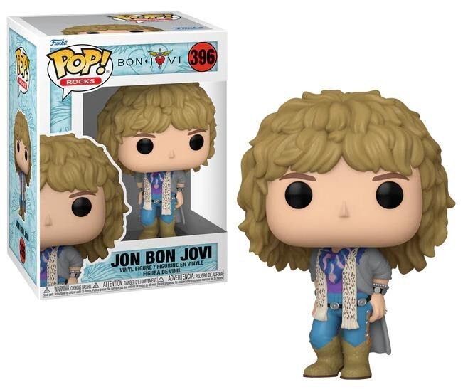 Funko Pop! Rocks: Bon Jovi - Jon Bon Jovi (1980's) #396 Vinyl Figure
