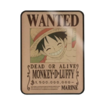 One Piece Wanted Luffy Magnet (5.2x3.7cm) - ABYMGN020