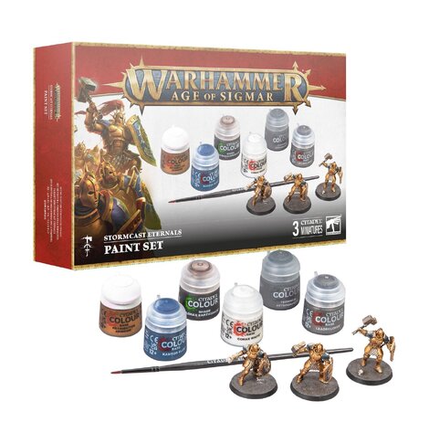 Warhammer Age of Sigmar: Stormcast Eternals + Paint Set - 52170218003