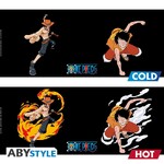 One Piece - Mug Heat Change - 460 ml (ceramic) - Luffy & Ace - ABYMUGA443