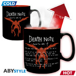 Death Note Mug Heat Change 460ml L & Light - ABYMUGA585