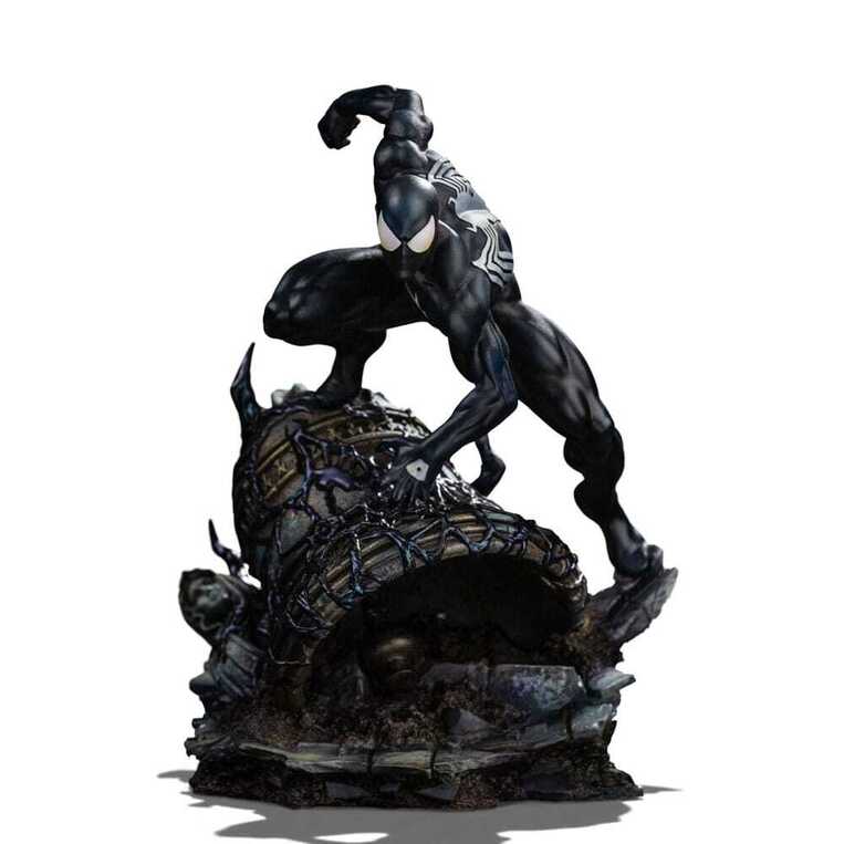 Marvel BDS Art Scale Statue 1/10 Spider-Man Black Costume 20 cm - IS33408