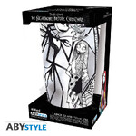 Nightmare Before Xmas Large Glass 400ml Jack & Sally - ABYVER146