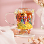 Disney Princess Floral Decorative Glass Mug - DI2333