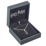 Harry Potter Sterling Silver Lightning Bolt & Glasses Necklace - ENN0176