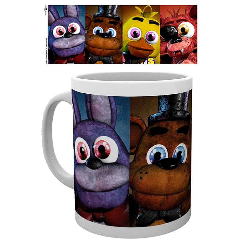 Five Nights At Freddy's Mug 320ml Faces - MG1532