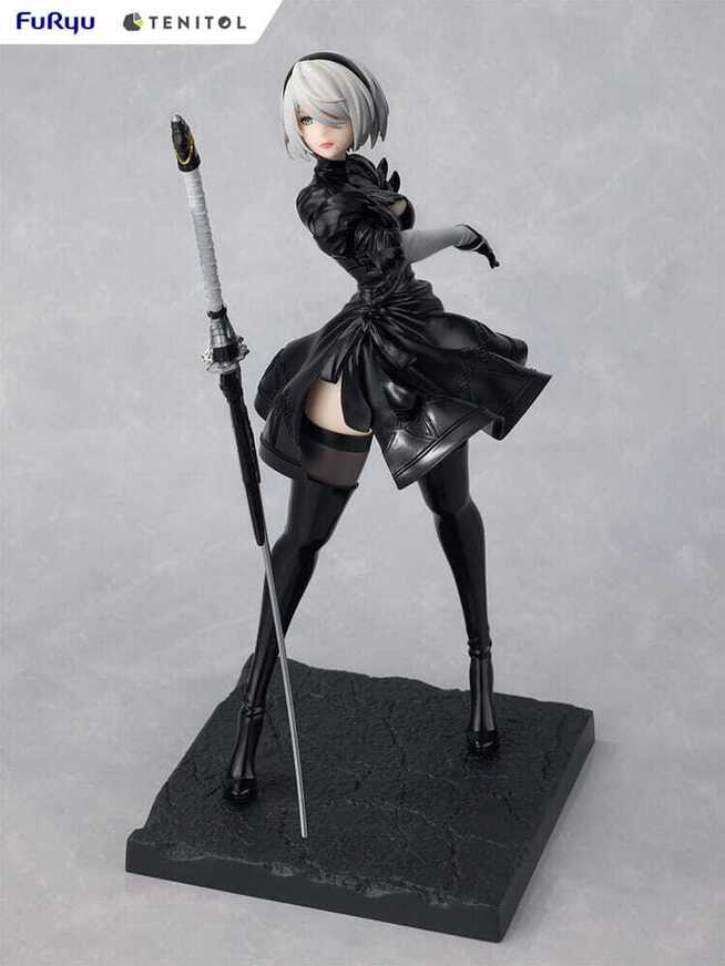 NieR:Automata Tenitol PVC Statue 2B Ver1.1a 22 cm - FRYU40700
