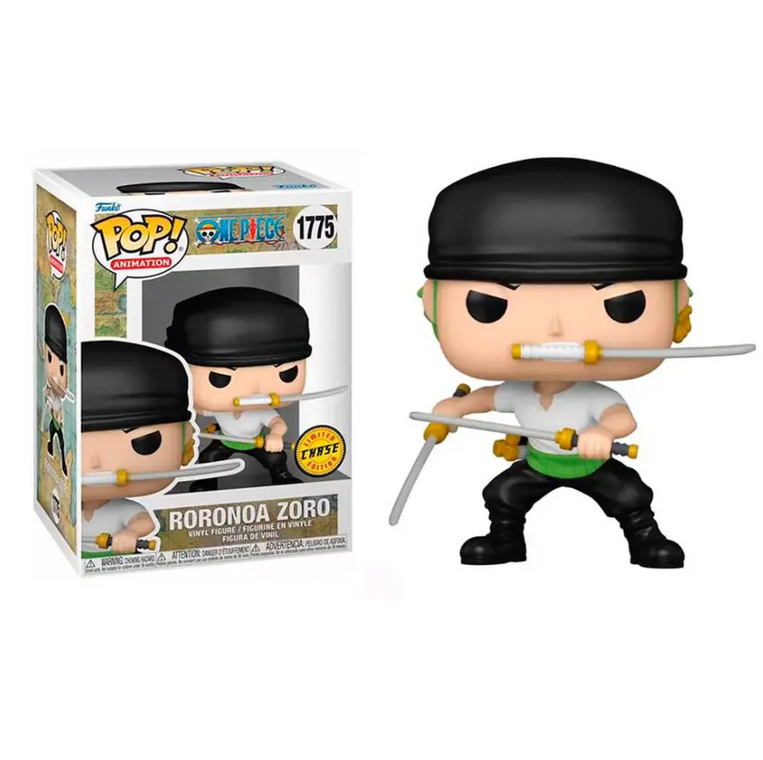 Funko Pop! Animation: One Piece - Roronoa Zoro #1775 Vinyl Figure Chase