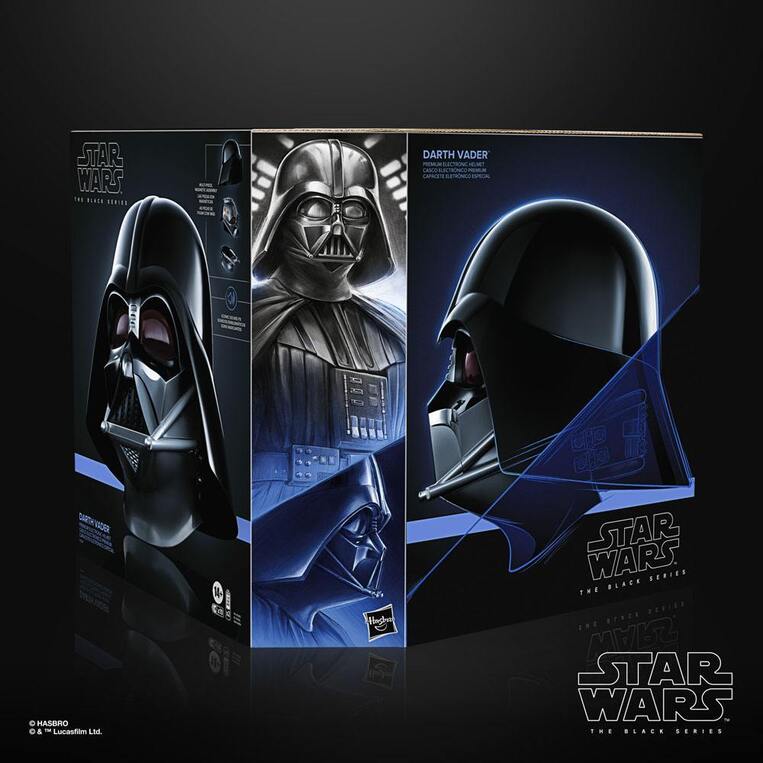 Star Wars: Obi-Wan Kenobi Black Series Electronic Helmet Darth Vader - F5514