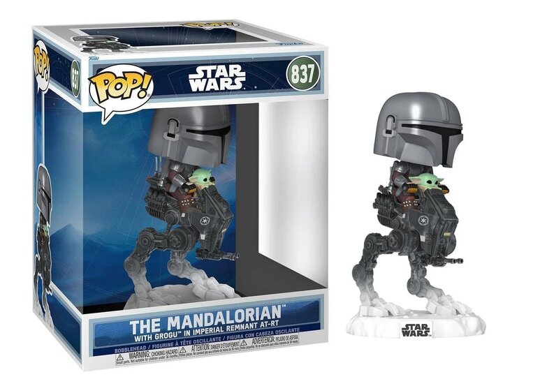 Funko POP! Rides Star Wars: The Mandalorian & Grogu - The Mandalorian AT-RT Figure #837