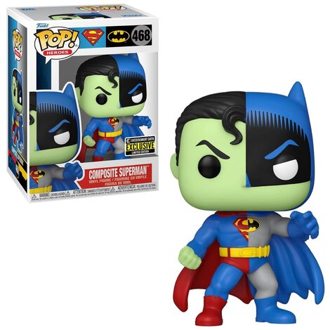 Funko POP! DC Heroes - Composite Superman #468 (Exclusive) Figure