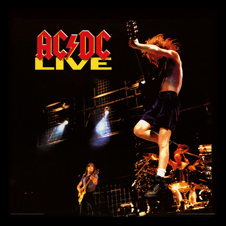 AC/DC (Live) Wooden Framed Print 31.5 x 31.5cm - ACPPR48077