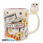 Harry Potter Mug 3d Handle Hedwig & Privet Drive - ABYMUG918