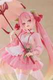 Hatsune Miku AMP PVC Statue Newley Written Sakura Miku Sakura Dress Ver. 21 cm - TAITO452013700