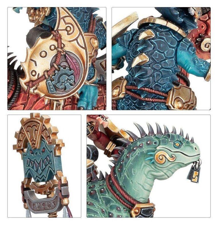Warhammer Age of Sigmar - Seraphon: Aggradon Lancers