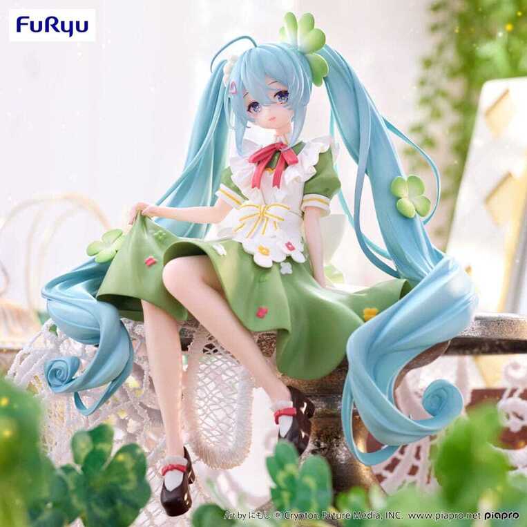 Hatsune Miku Noodle Stopper PVC Statue Flower Fairy Clover 15 cm - FRYU36712