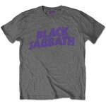 Black Sabbath Kids T-shirt: Wavy Logo (Charcoal Grey) - BSTS04BC- 3-4