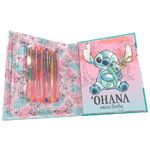 Disney Lilo & Stitch - Stitch Notebook + 6 Gel Pens Set - ST00035