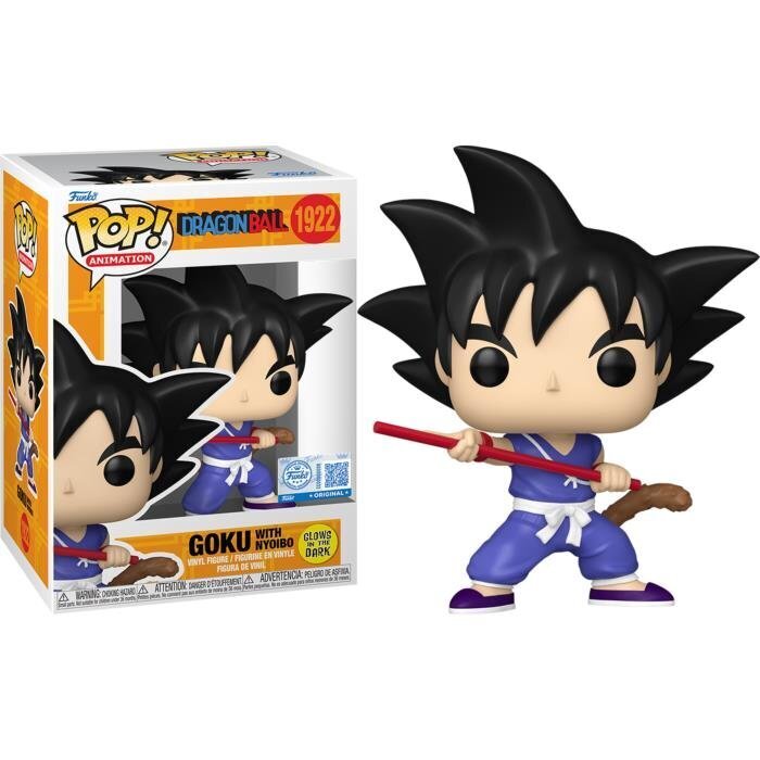 Funko POP! Dragon Ball - Goku With Nyoibou (GITD) #1922 (Exclusive Figure)