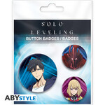Solo Leveling - Badge Pack - Igris, Jinwoo & Cha Hae In - ABYACC588 