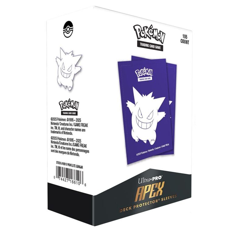Ultra Pro APEX Card Sleeves Standard Size 105ct - Pokemon: Gengar - REM16610