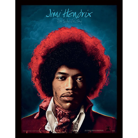 Jimi Hendrix (Both Sides of The Sky) Wooden Print (Framed) 30 x 40cm - FP12427P