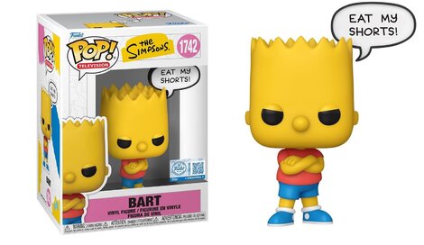 Funko POP! The Simpsons - Bart #1742 (Exclusive Figure)