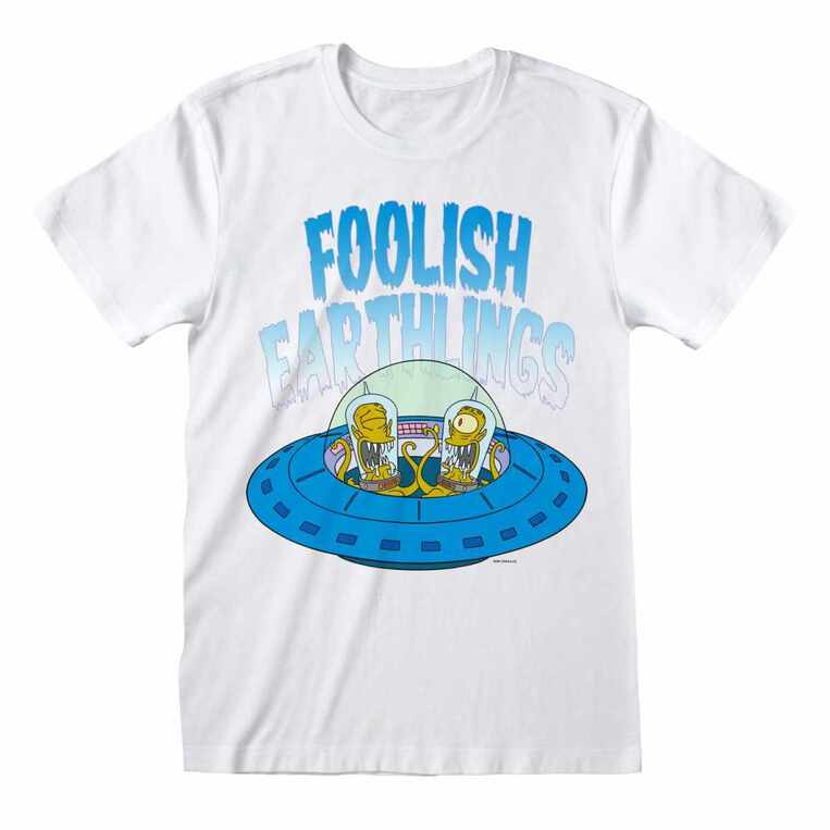 Simpsons – Foolish Earthlings (T-Shirt) - SMP04165TSW