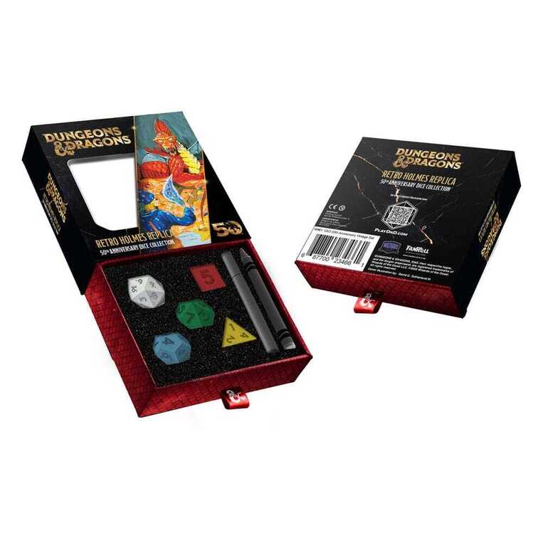 Dungeons & Dragons Dice Set 50th Anniversary: Retro Holmes Replica - FNRL10961