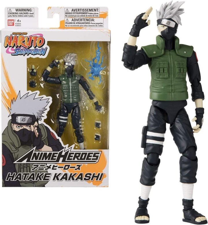 Naruto Shippuden: Anime Heroes - Hatake Kakashi (17cm) Action Figure - BA36903