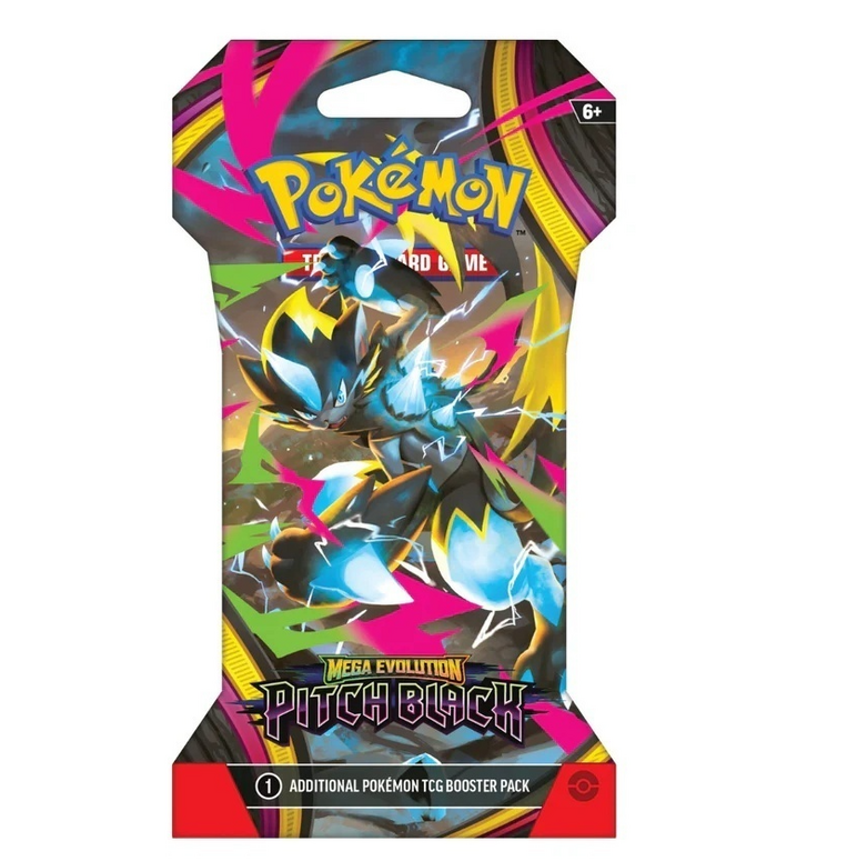 Pokemon TCG Mega Evolution: Pitch Black - Sleeved Booster - POK104243