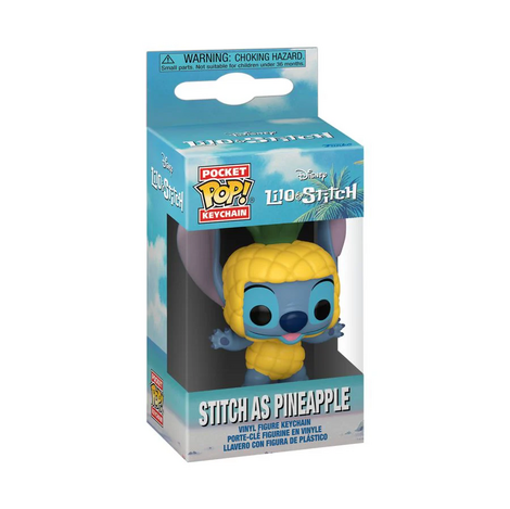 Funko Pocket POP! Disney: Lilo & Stitch – Stitch As Pineapple Vinyl Figure Keychain