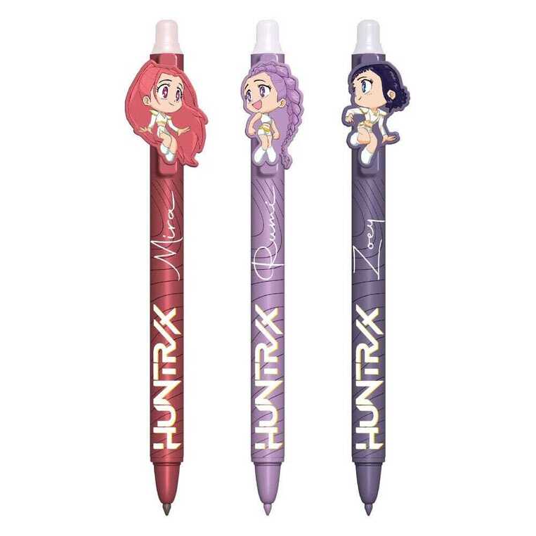 KPop Demon Hunters Gel Pens 3-Pack Erasable - SR2510672