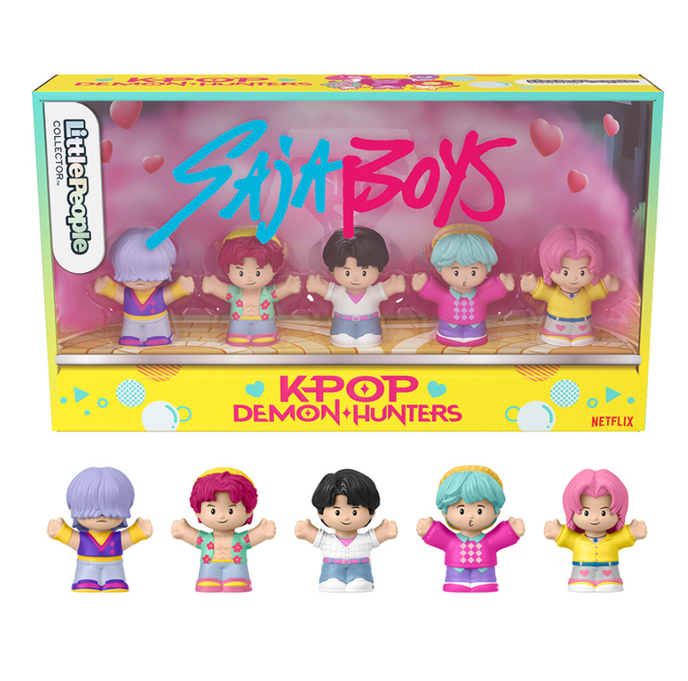 K-Pop Demon Hunters Little People Collectible Figures Saja Boys - JRM88
