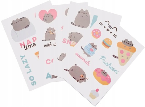 Pusheen Reusable Sticker Set - NS240530