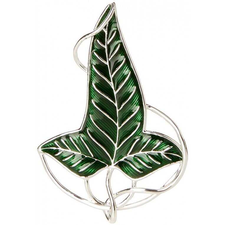 The Lord of the Rings Elven Leaf Brooch (Base metals and enamel) - NN9831