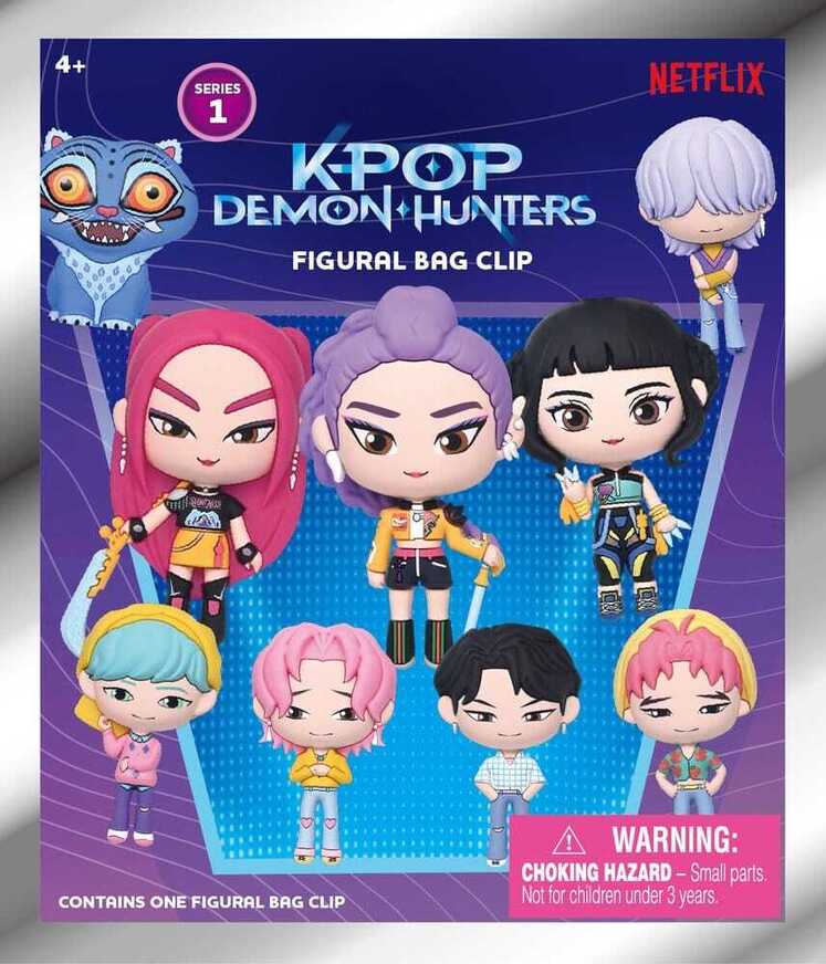 K-Pop Demon Hunter 3D PVC Bag Clips Series - MNGM32775