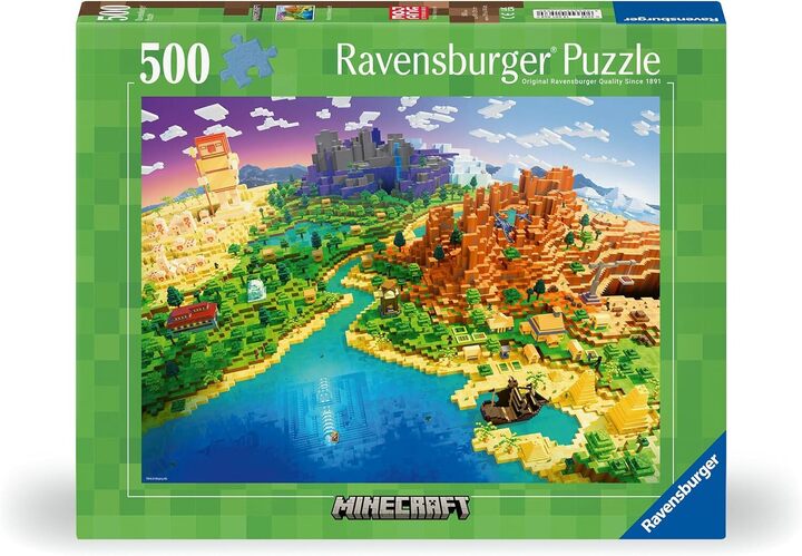 Ravensburger Παζλ 500 Τεμ. Minecraft - 12001568
