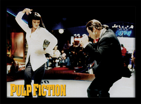 Pulp Fiction (Dance) Wooden Framed 30 x 40cm Print - FP10774P