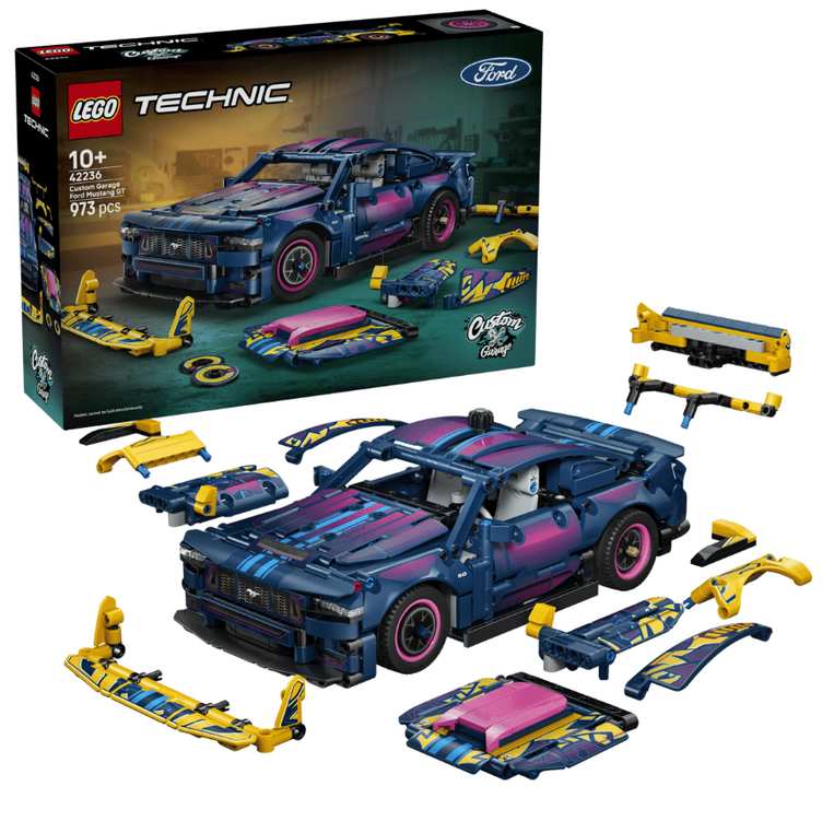 LEGO Custom Garage Ford Mustang GT Car - 42236