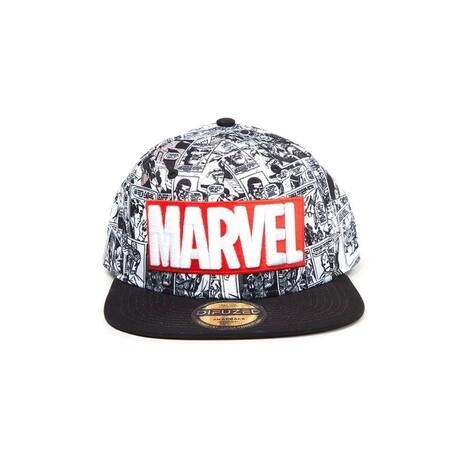 Marvel Comics Snapback Cap Classic Red & White Logo - SB097528MAR