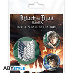 Attack On Titan Badge Pack Eren & Levi - ABYACC577