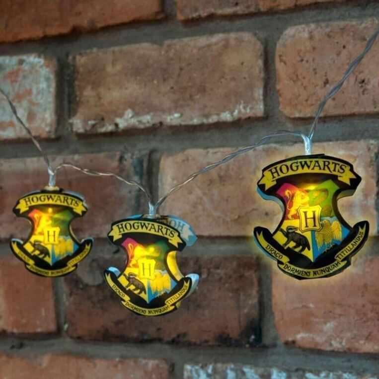 Harry Potter Hogwarts School Crest 2D Night String Lights - Party Bedroom - GRV91725