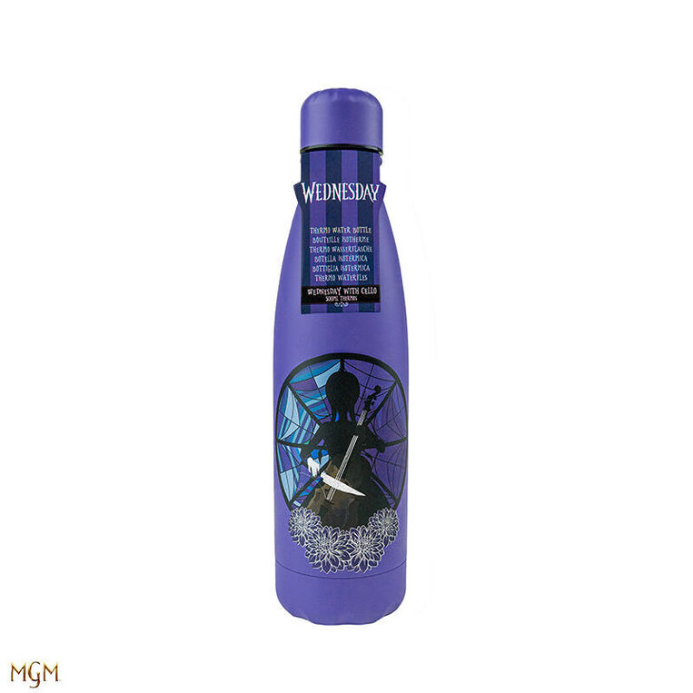Wednesday and Cello Insulated Bottle 500ml (purple) - CR4071