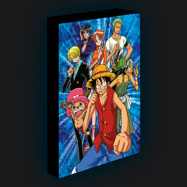One Piece Luffy With Friends Light Canvas (Luffy’s Crew) 30x40cm - WDCL12557
