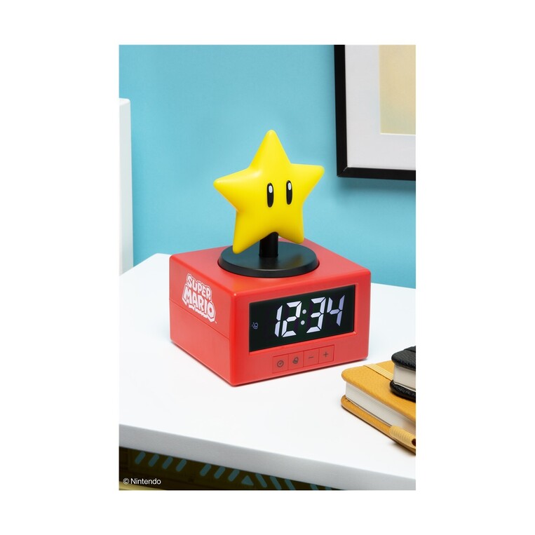 Super Mario Super Star Alarm Clock - PP13708NN
