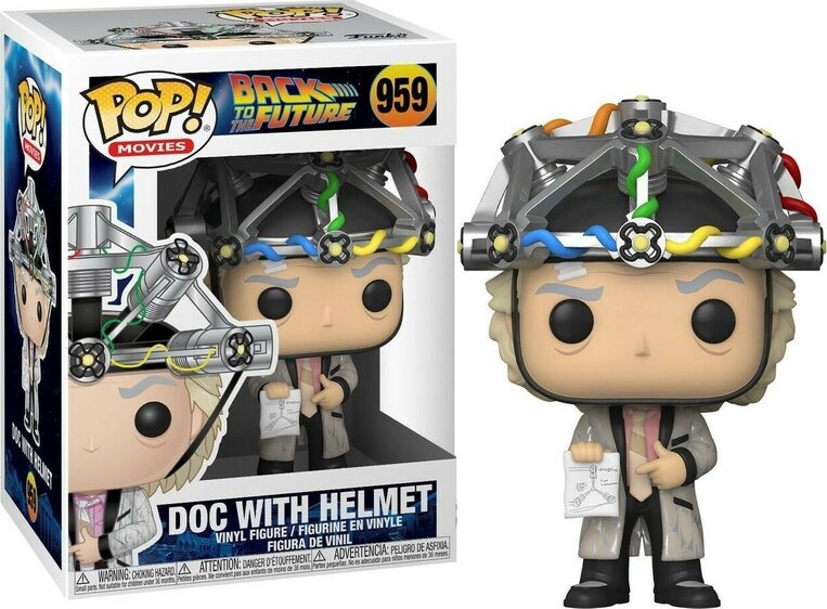 Funko POP! Back to the Future - Doc with Helmet Figure #959