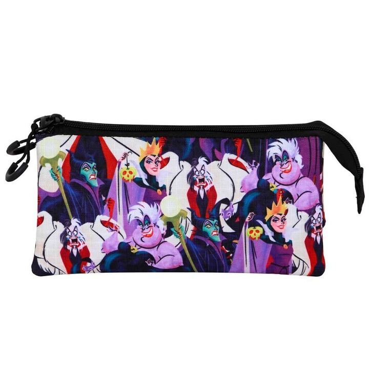 Disney Villains Triple Pencil Case - KMN09686