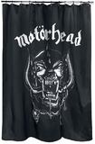 Motörhead Shower Black Curtain Warpig Logo 180 x 200 - KKLSCMH1